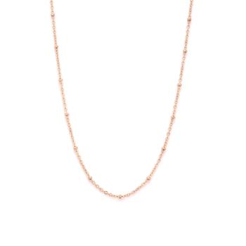 Knopfkette LONG rosegold